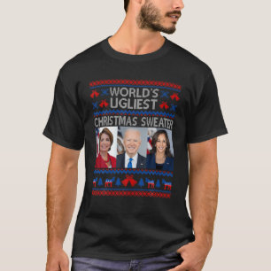 T-shirt Père Noël Joe Biden Monde drôle Meilleur Noël Swea
