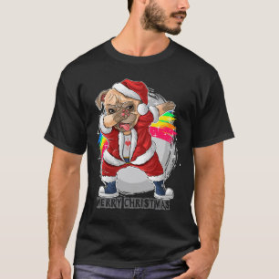 T-shirt Père Noël Le Pug Chouette Dabbing Danse 291
