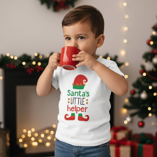 T-shirt Père Noël Little Helper Christmas
