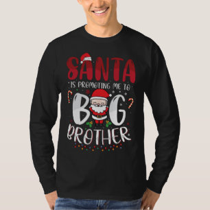 T-shirt Père Noël M'A Promis À Big Brother Christmas Kid