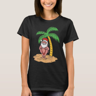 T-shirt Père Noël maillot de bain été Noël Juillet Plage G