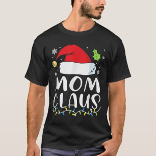 T-shirt Père Noël Maman Lumières de Noël Pyjama Xmas Tapis