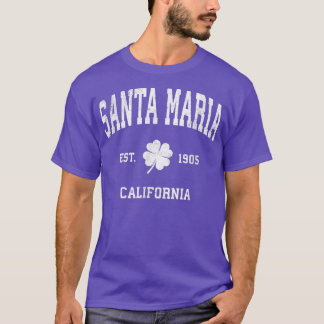 T-shirt Père Noël Maria California Vintage Shamrock Sports