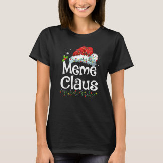 T-shirt Père Noël Meme Chapeau de Noël Pyjama Famille Corr