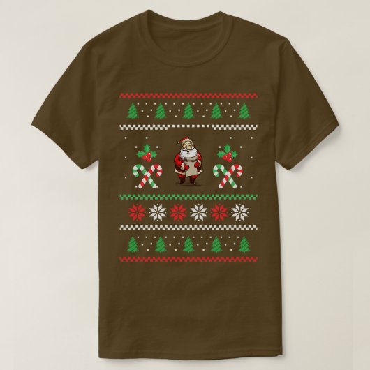 T-shirt Père Noël moche (Design devant)