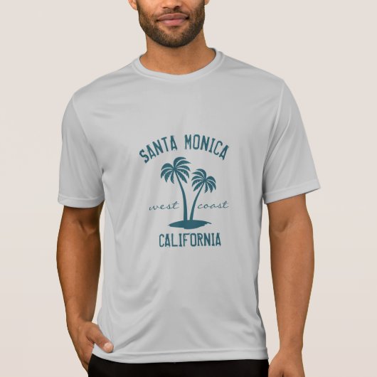 T-shirt Père Noël Monica Californie (Devant)