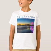 T-shirt Père Noël Monica Pier | Los Angeles, Californie (Devant)