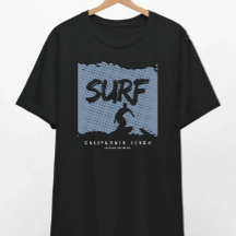 T-shirt père Noël Monica Surf Club