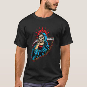 T-shirt Père Noël Muerte Prier La Calavera Catrina Sugar S