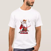 T-shirt Père Noël Noël Santa Claus japonais Art Samurai (Devant)