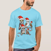 T-shirt Père Noël Owls (Devant)