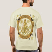 T-shirt Père Noël paradisiaque Joyeux Noël (Dos)