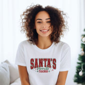 T-shirt Père Noël Parties scintillant de l'enseignant favo