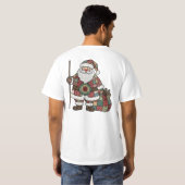 T-shirt Père Noël Patchwork (Dos entier)