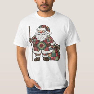 T-shirt Père Noël Patchwork