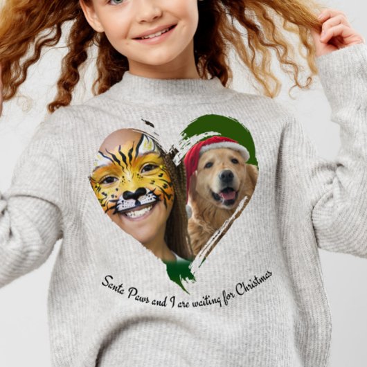T-shirt Père Noël Paws et I Children's
