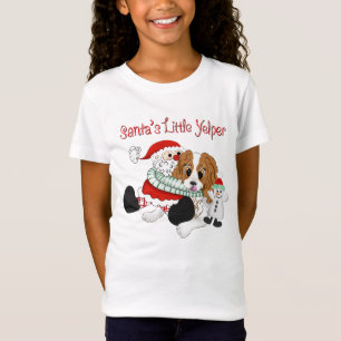 T-Shirt Père Noël Petit Yelper Cavalier King Charles