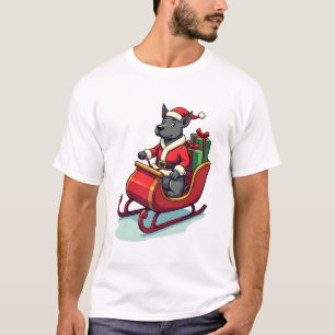 T-shirt Père Noël Pitbull Ride