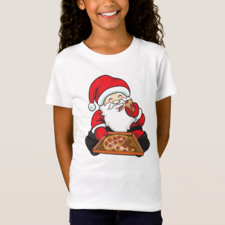 T-Shirt père Noël Pizza