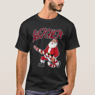T-shirt Père Noël plus lugubre avec Sucre de canne Guitare