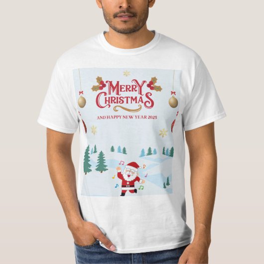 T-shirt père Noël pour noël (Devant)