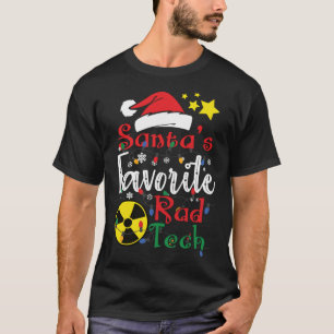 T-shirt Père Noël Rad Tech favori, Radiologie Tech Christm