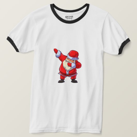 T-shirt Père Noël Rock (Design devant)