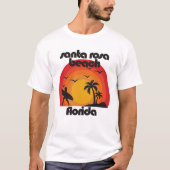 T-shirt Père Noël Rosa Beach, Floride (Devant)