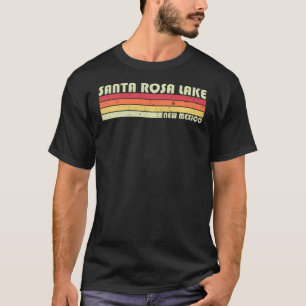 T-shirt Père Noël Rosa Lake Nouveau-Mexique Funny Pêche Ca