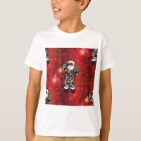 père Noël rouge léopard