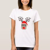 T-shirt Père Noël Rudolf (Devant)