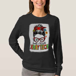 T-shirt Père Noël S Favori Xray Tech Messy Bun Xray Christ
