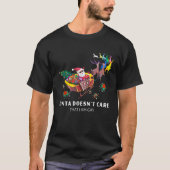 T-shirt Père Noël Se fiche Que Je Suis Gay LGBTQ Noël (Devant)