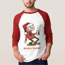 Père Noël Sidekick Cute Funny Cartoon de Noël Dude