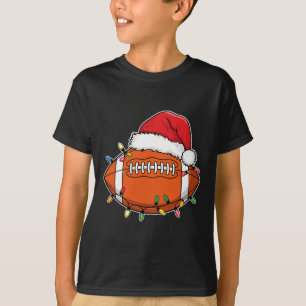 T-shirt Père Noël Sports Design Pour Hommes Garçons Footba