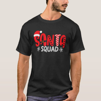 T-shirt Père Noël Squad 2022 Famille correspondant Noël