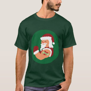 T-shirt Père Noël tatoué