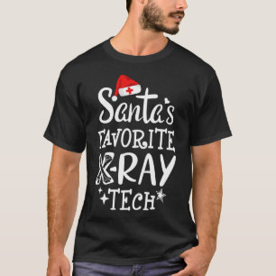 T-shirt Père Noël Technologie de rayons X préférée Radiolo