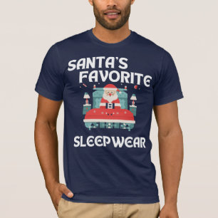 T-shirt Père Noël, vêtements de nuit préférés
