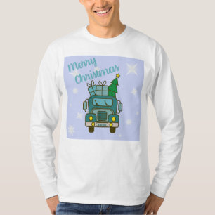 T-shirt Père Noël vue de devant Joyeux Noël