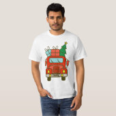 T-shirt Père Noël vue de devant Joyeux Noël (Devant entier)