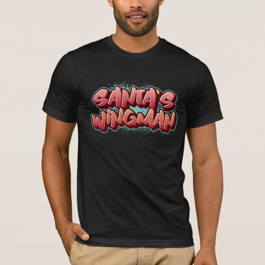 T-shirt Père Noël Wingman (Devant)