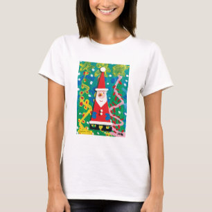 T-shirt Père Noël Winter Wonderland - Kids Art pour CHOC