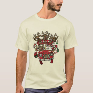 T-shirt Père Noël Woody et sa bande dessinée de Noël d