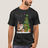 T-shirt Père Noël Wren Bird Xmas Tree Lighting Wren Christ (Devant)