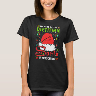 T-shirt Père Noël Xmas Pajamas Soyez Gentils Avec Le Chris