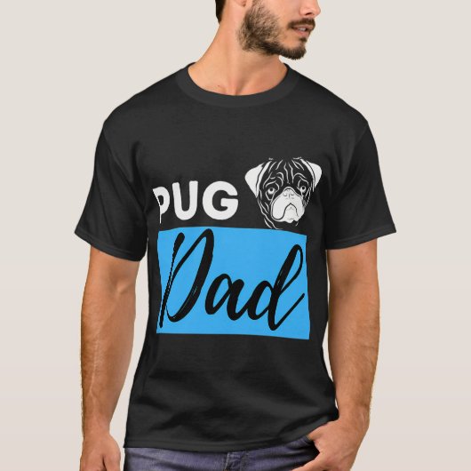 T-shirt Père Pug (Devant)