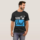 T-shirt Père Pug (Devant entier)