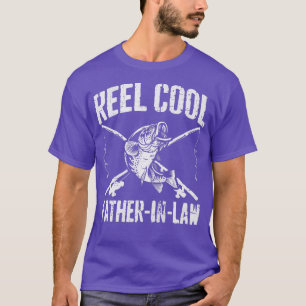 T-shirt Père Reel Cool Father In Law PêcheFête des Pères D