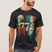 T-shirt Pères fondateurs de 1776 (Devant)